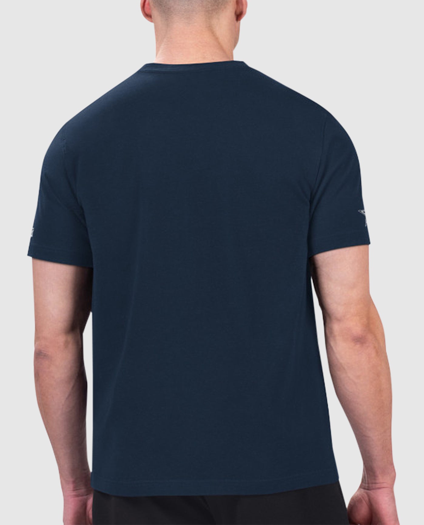 Back of Dallas Cowboys Catch Short Sleeve Tee Shirt | Cowboys Royal Blue