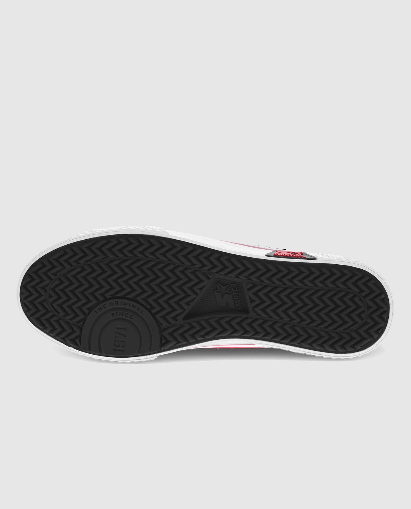 Outsole of Starter Tradition 71 Low Red Single Sneaker | Red