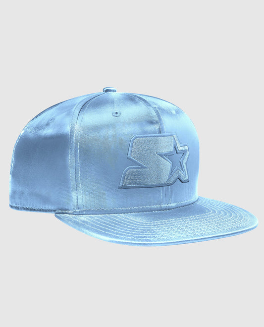 Front of Starter Cliff Out Snapback Hat Light Blue | Light Blue