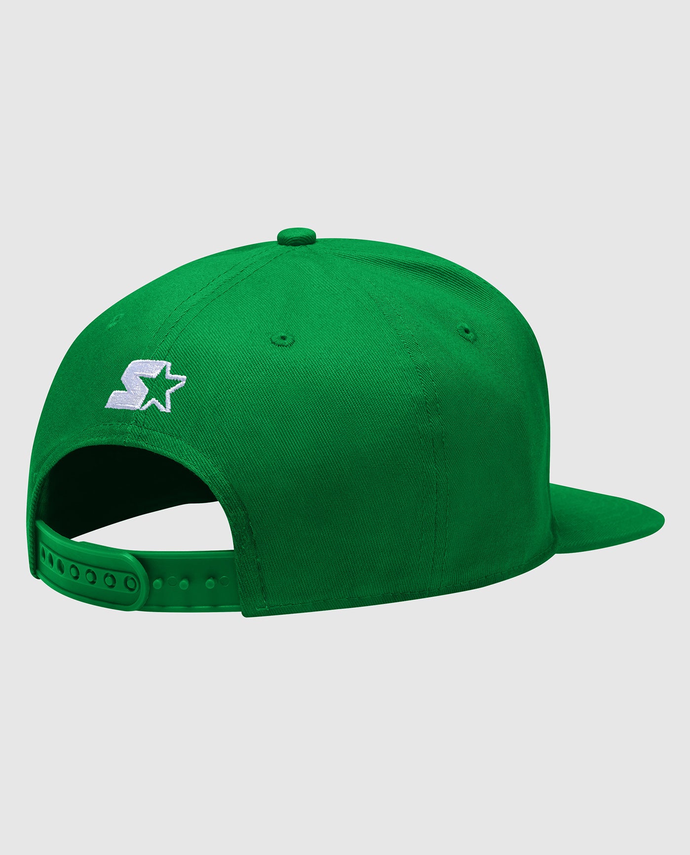 Back of Starter Horizon Snapback Hat Green | Green