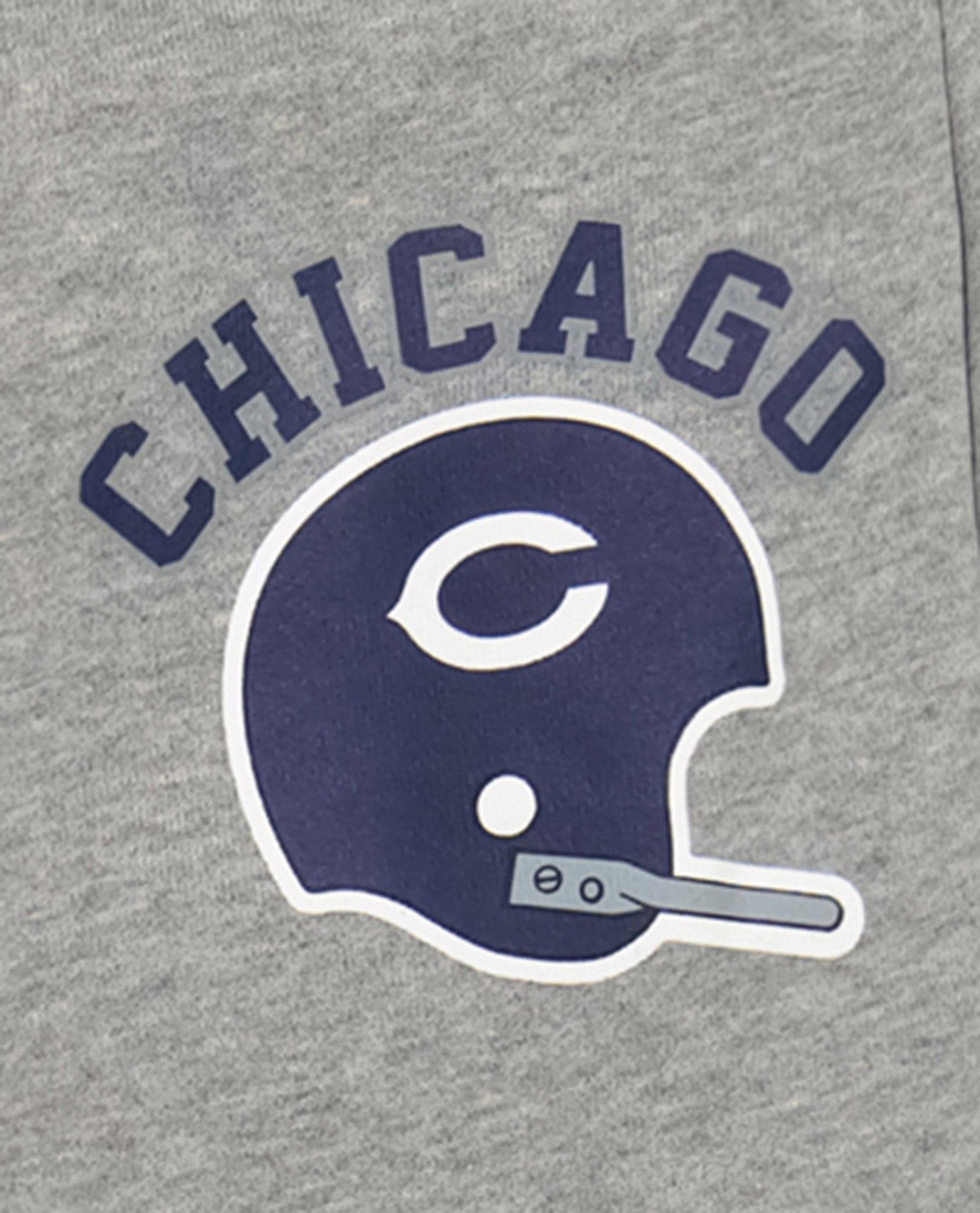 CHICAGO BEARS helmet Logo on the left thigh | Bears Heather Grey