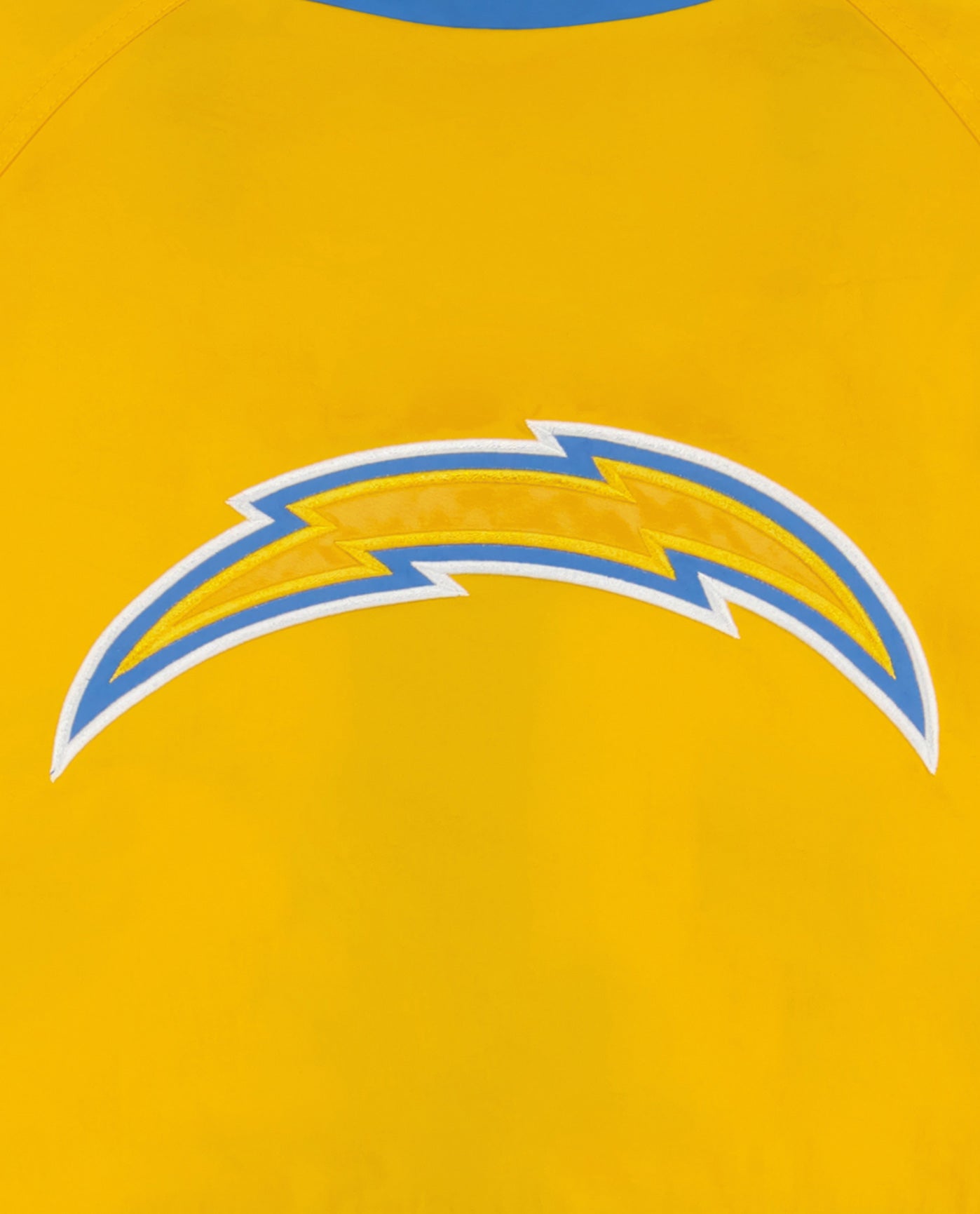 Los Angeles Chargers logo back graphic  | Chargers Gold Light Blue