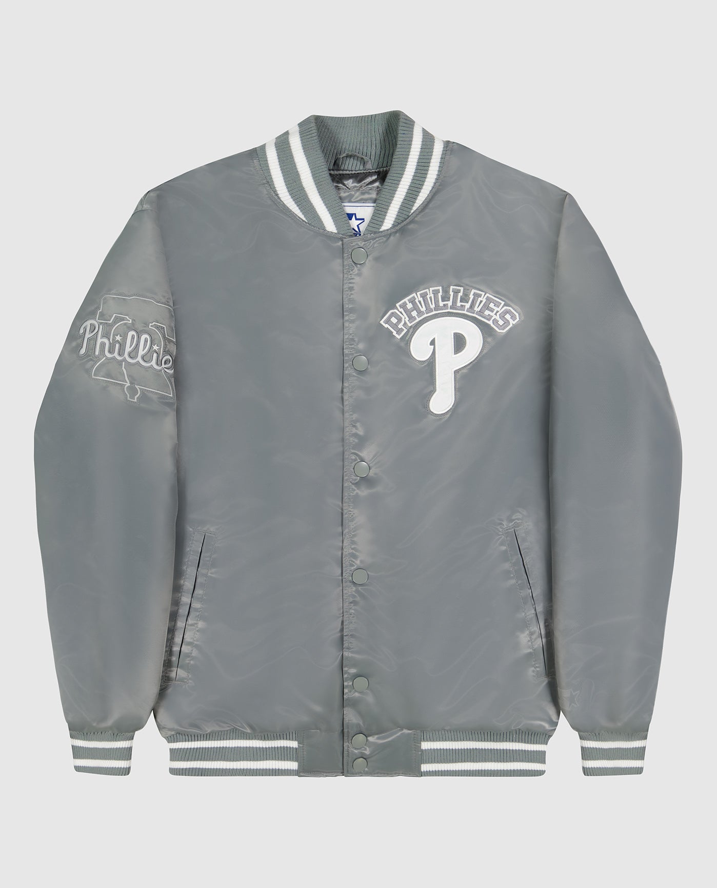 Starter Mens Philadelphia Phillies Varsity Jacket, PHP