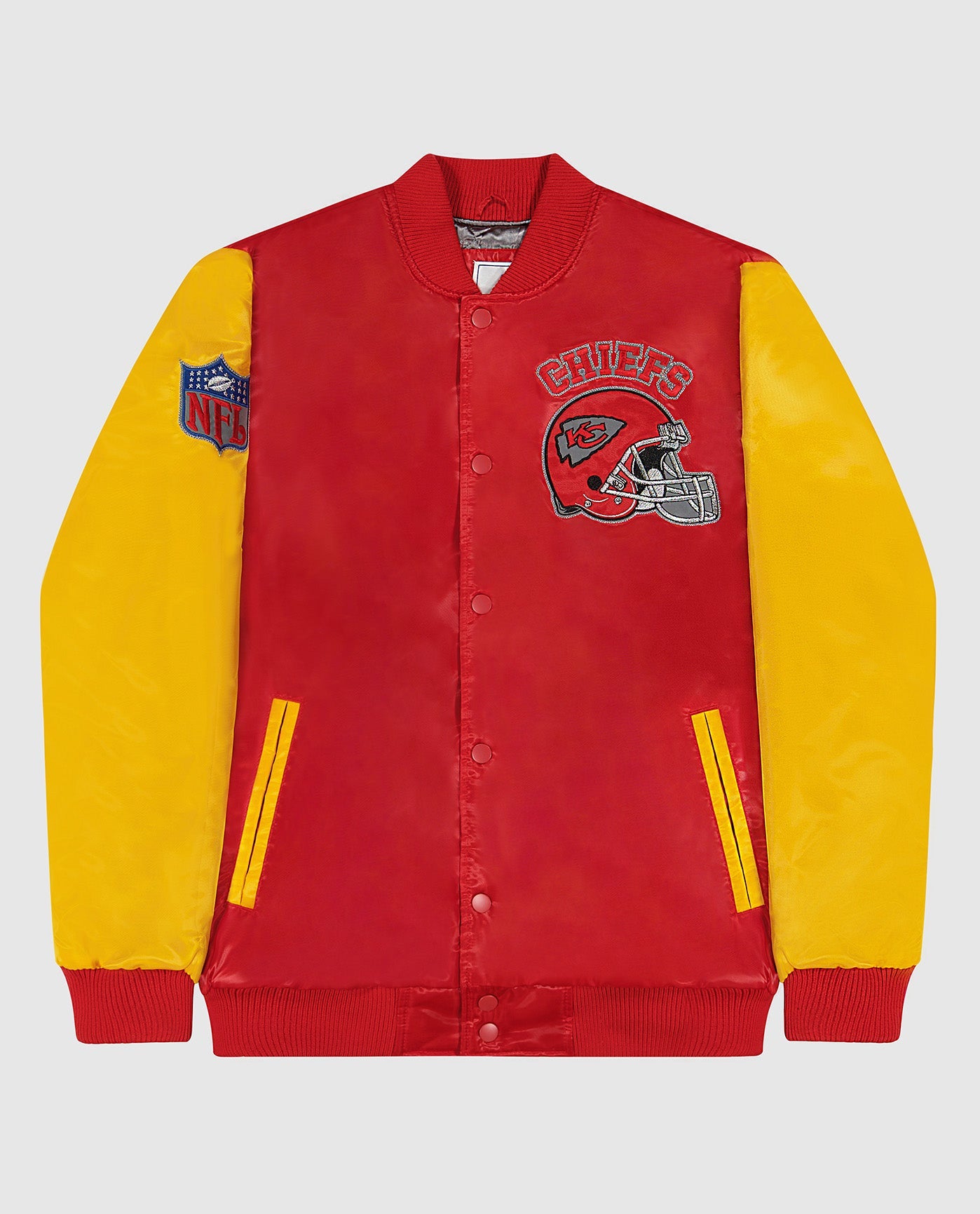 Red Satin Kansas City Chiefs Super Bowl Jacket - Jackets Masters