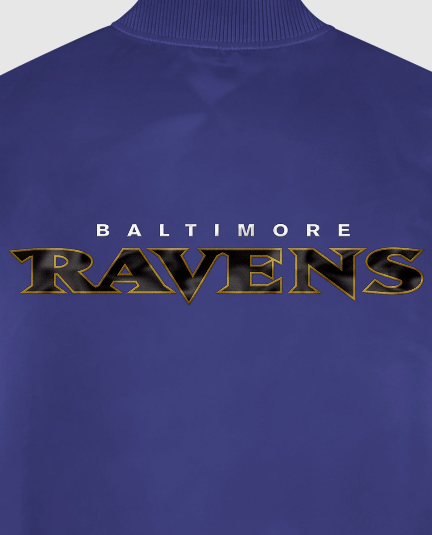 Baltimore Ravens Team Name Twill Applique | Ravens Purple