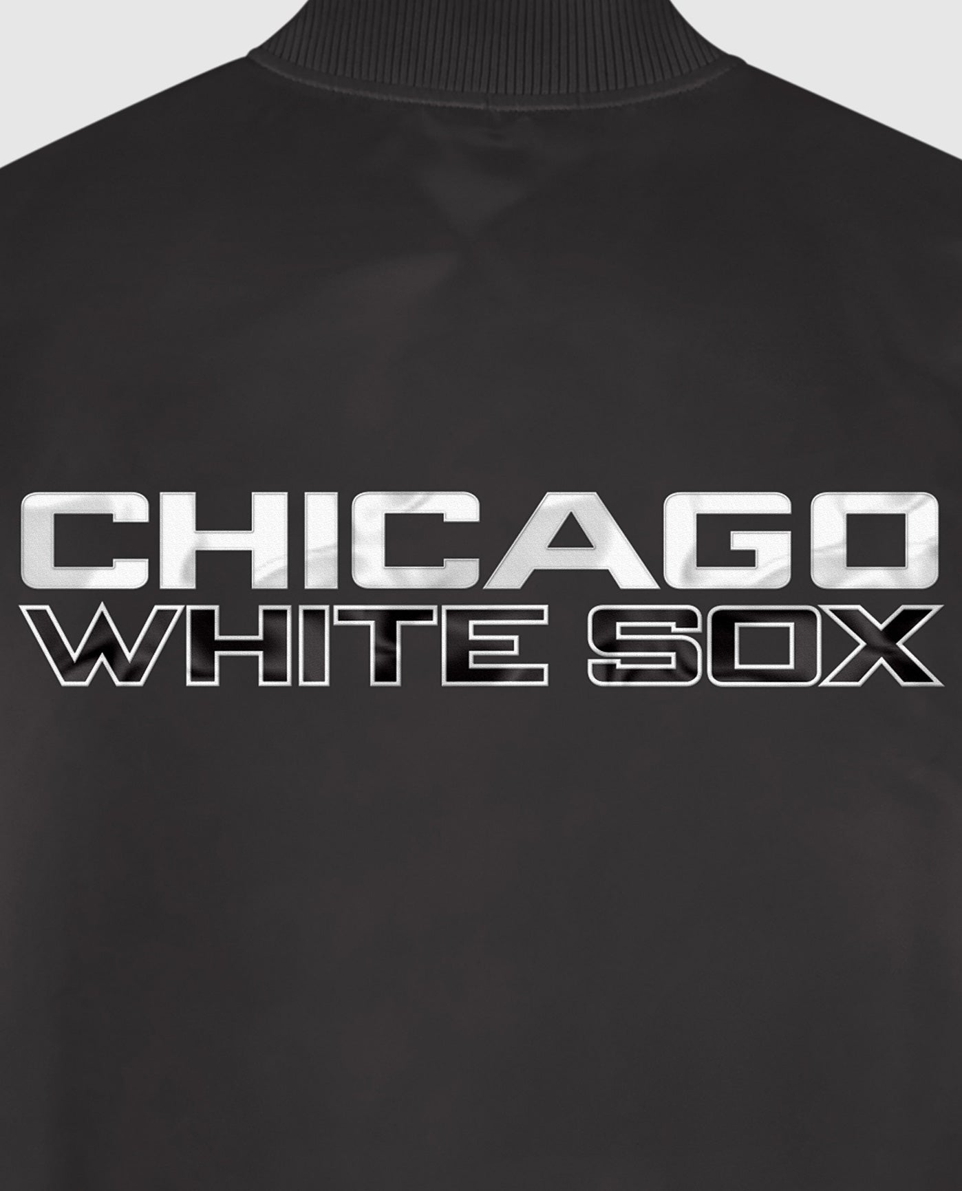 Chicago White Sox Team Name Twill Applique | Black