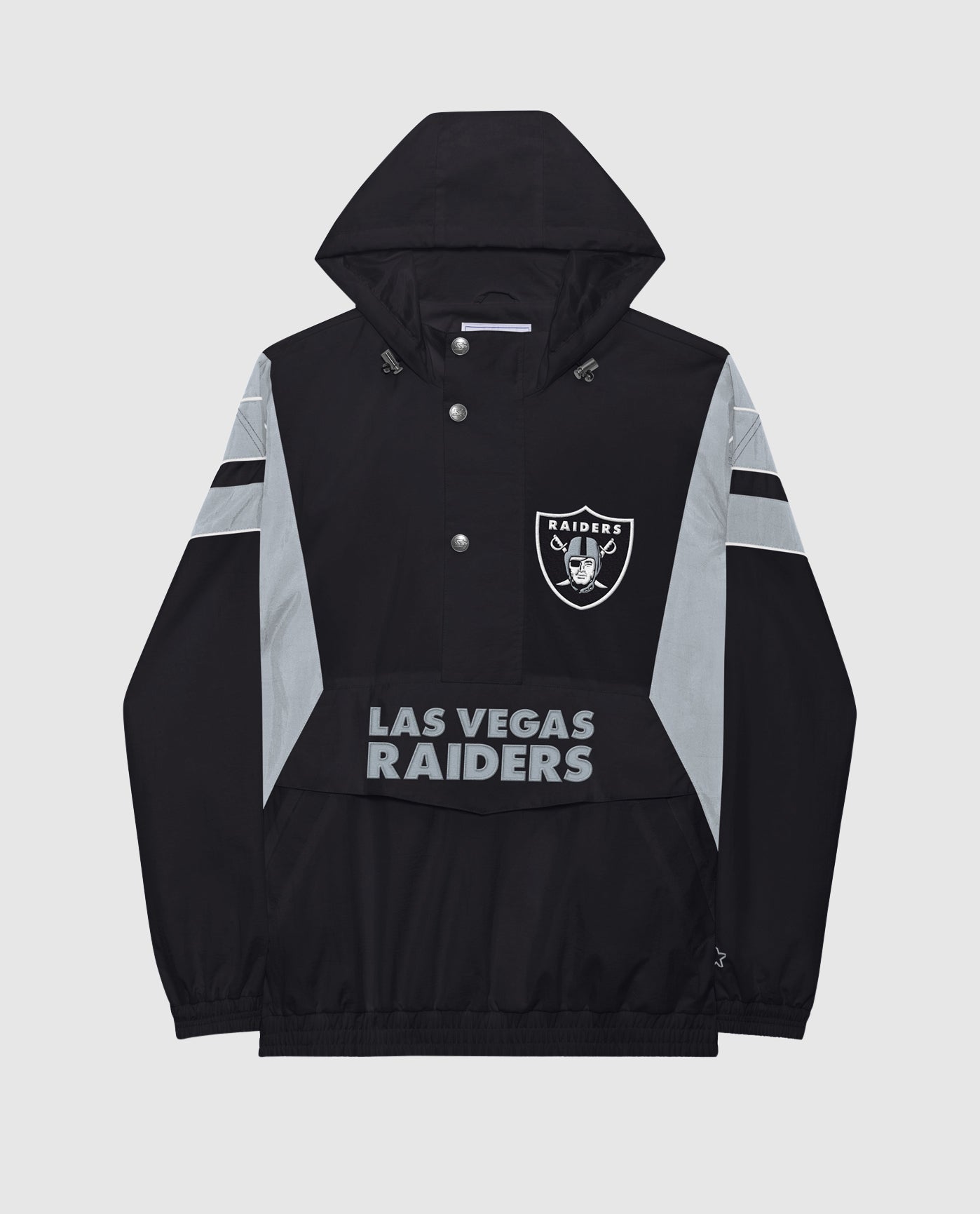 Starter Las Vegas Raiders Home Team Half-Zip Jacket XL / Black Mens Outerwear