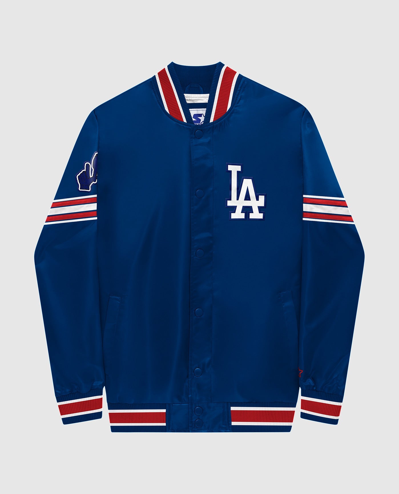 Los Angeles Dodgers Starter Vintage Varsity Satin Full-Snap Jacket