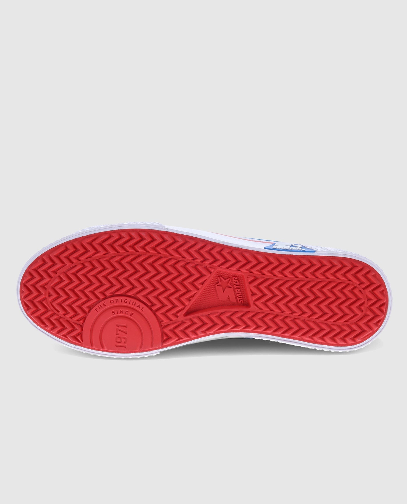 Outsole of Starter Tradition 71 High Blue Single Sneaker | Blue