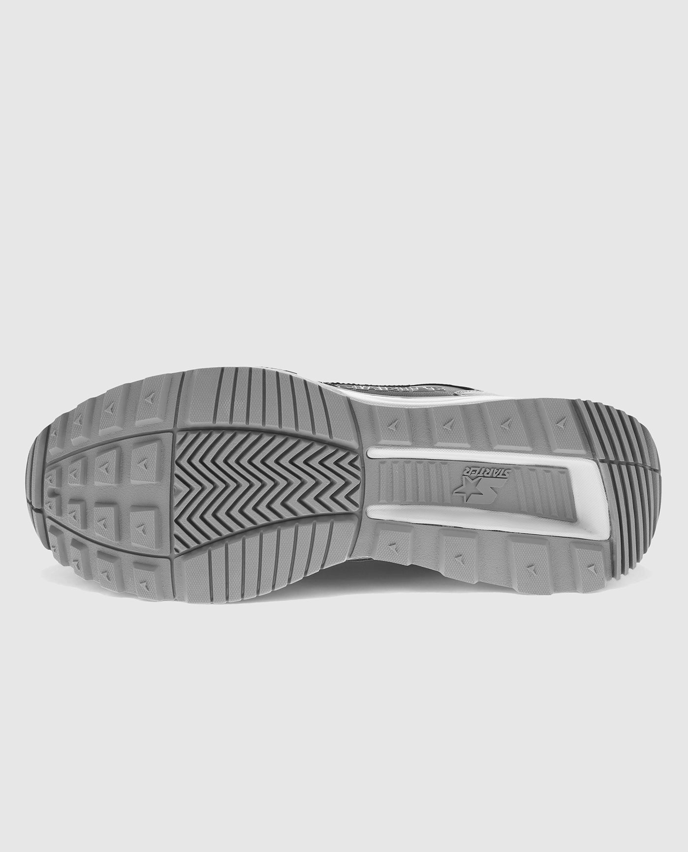 Outsole of Starter Team Trainer 92 Low Gray Single Sneaker | Gray