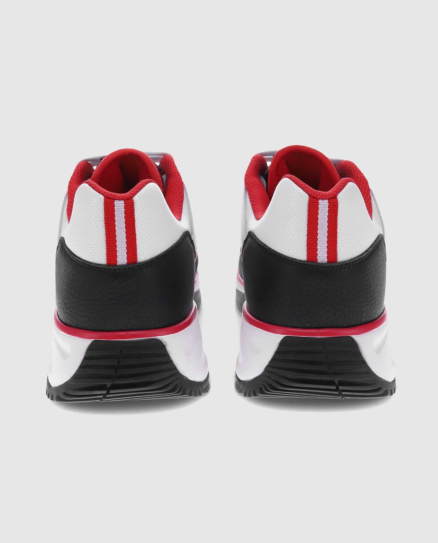 Back Of Starter Team Trainer 92 Low Red Sneaker Pair | Red