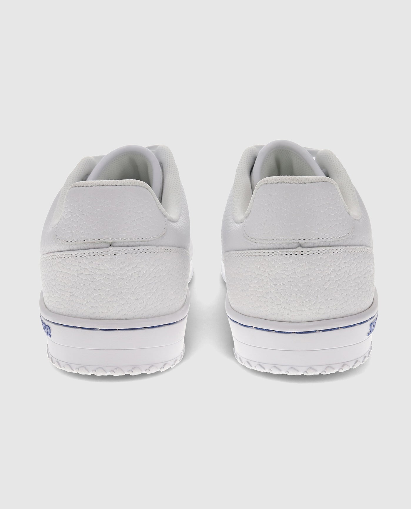 Back of Blue and White Starter LFS 1 Sneakers | Blue White
