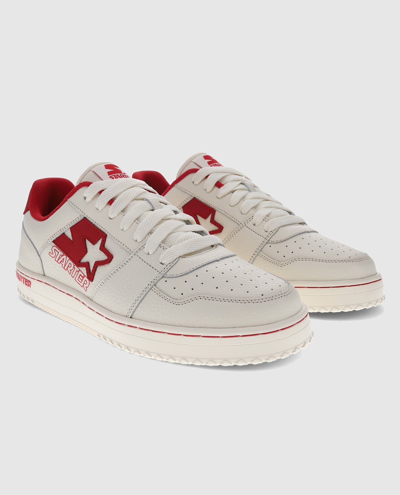 Red and white mens 2025 sneakers