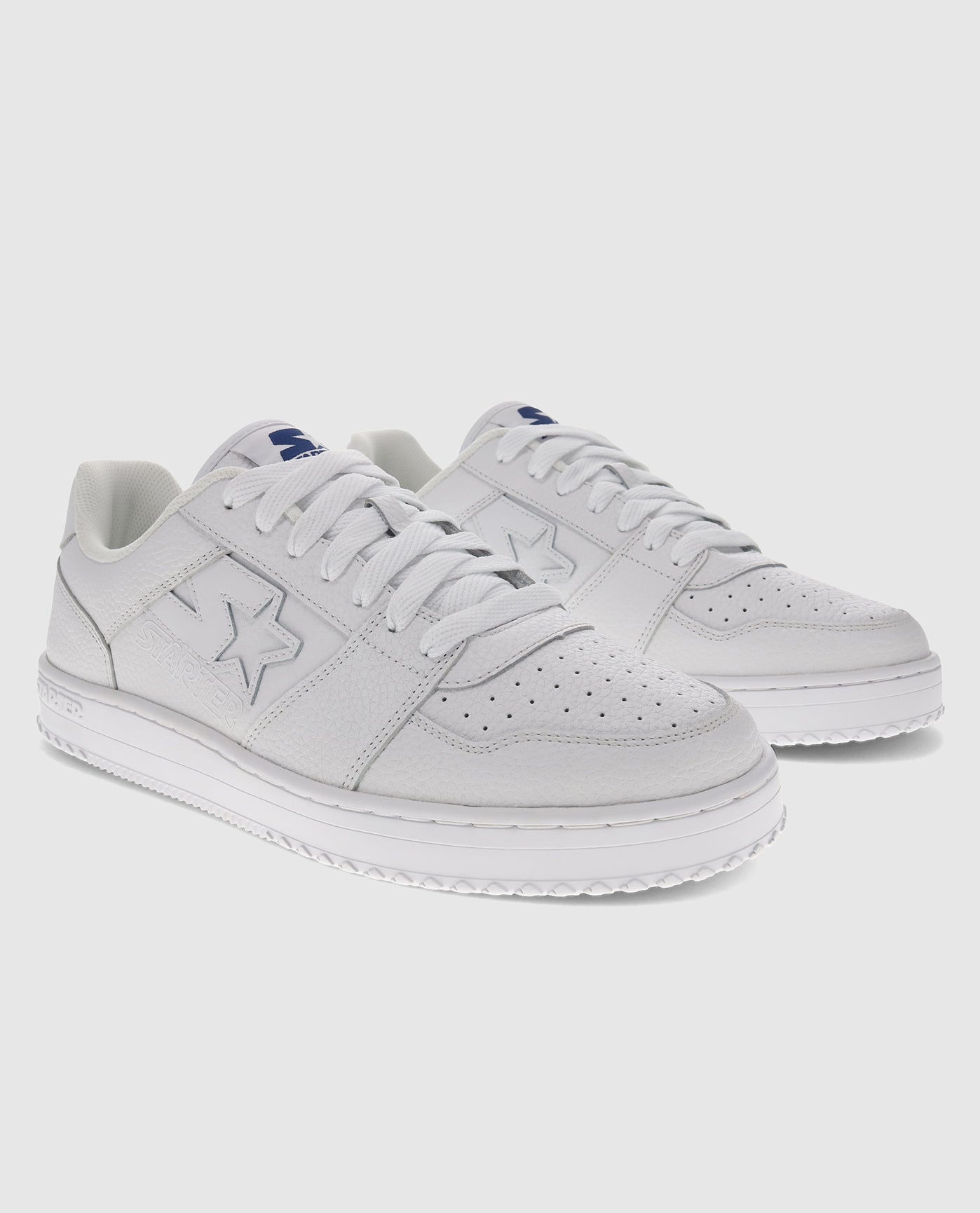 Front of White Starter LFS 1 Sneakers | White