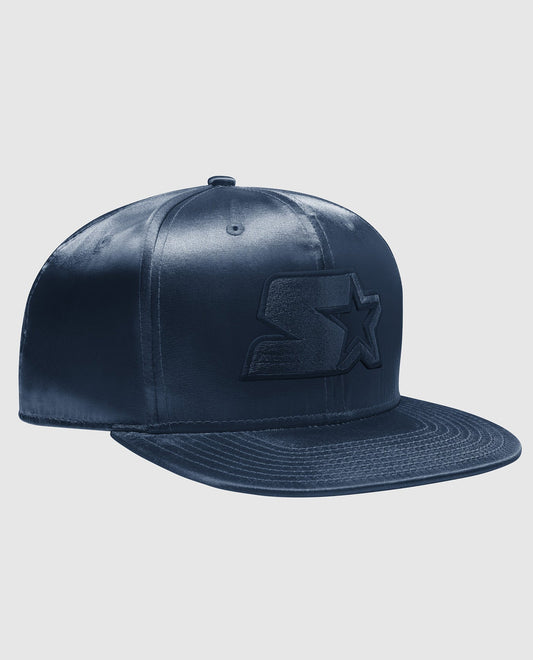 Front of Starter Cliff Out Snapback Hat Navy | Navy