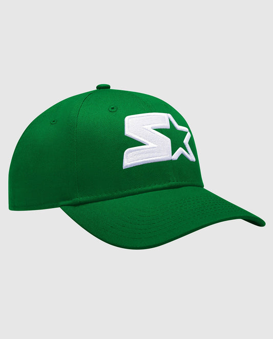 Front of Starter Breeze Snapback Hat Green | Green