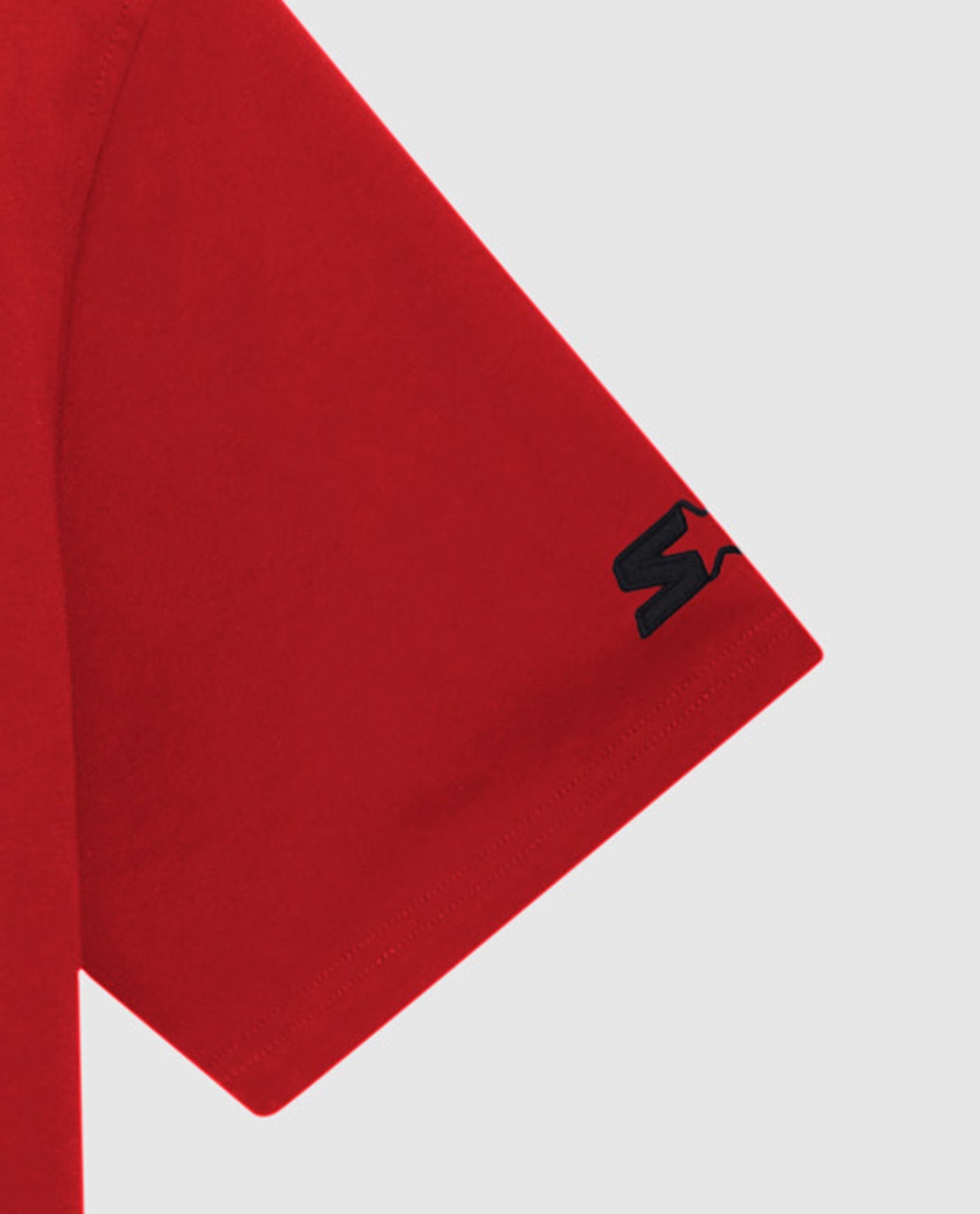 Sleeve Cuff of Starter Kenny Crew Neck Tee Red | Red