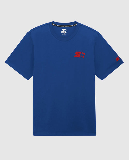 Front of Starter Kenny Crew Neck Tee Royal Blue | Royal Blue