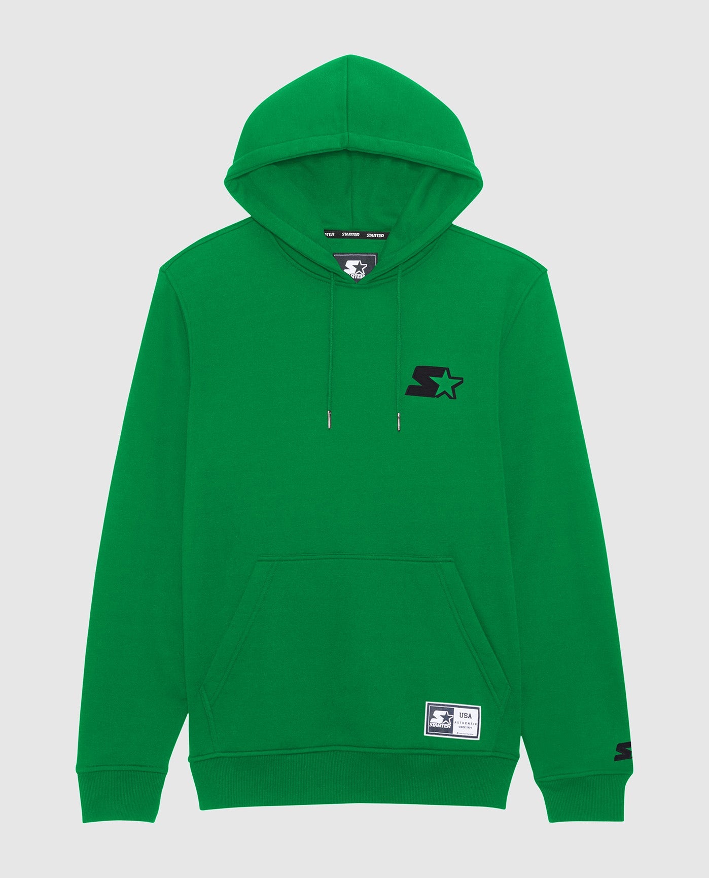 Front of Starter Jimmy Pullover Hoodie Green | Green