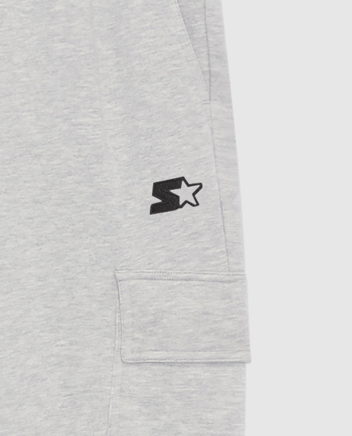 Embroidered Starter Logo on Starter Kyle Jogger with Cargo Pockets Heather Grey | Heather Grey