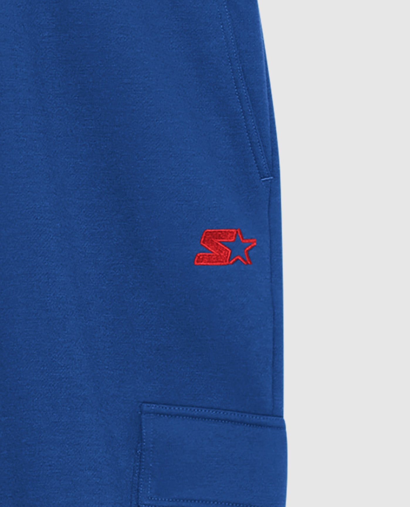 Embroidered Starter Logo on Starter Kyle Jogger with Cargo Pockets Royal Blue | Royal Blue