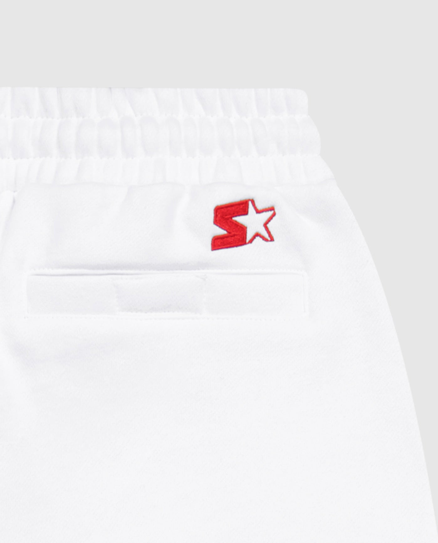 Starter logo below the right waist back graphic | Chiefs White
