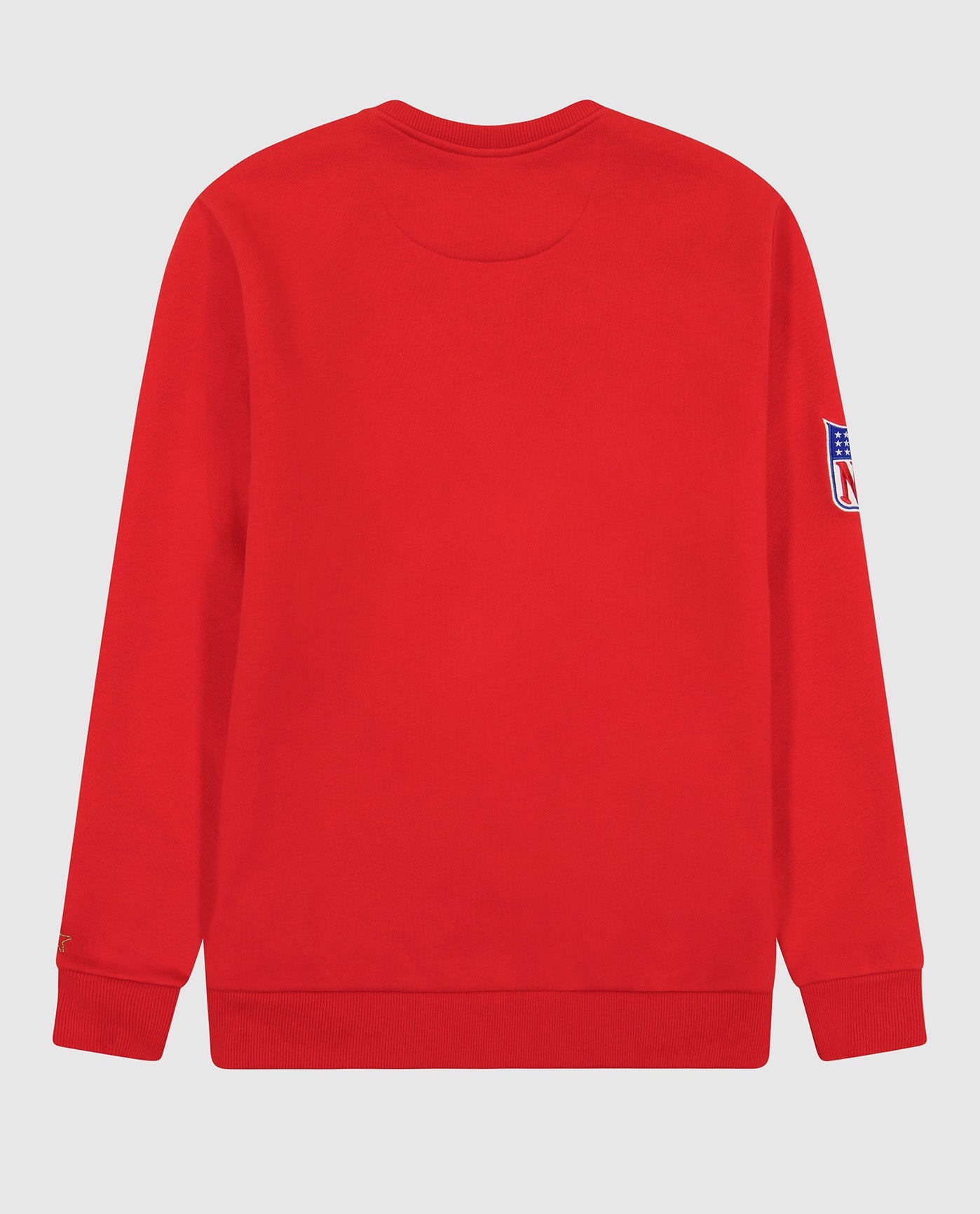 Men's Starter Red San Francisco 49ers Crew Neck Sweatshirt With