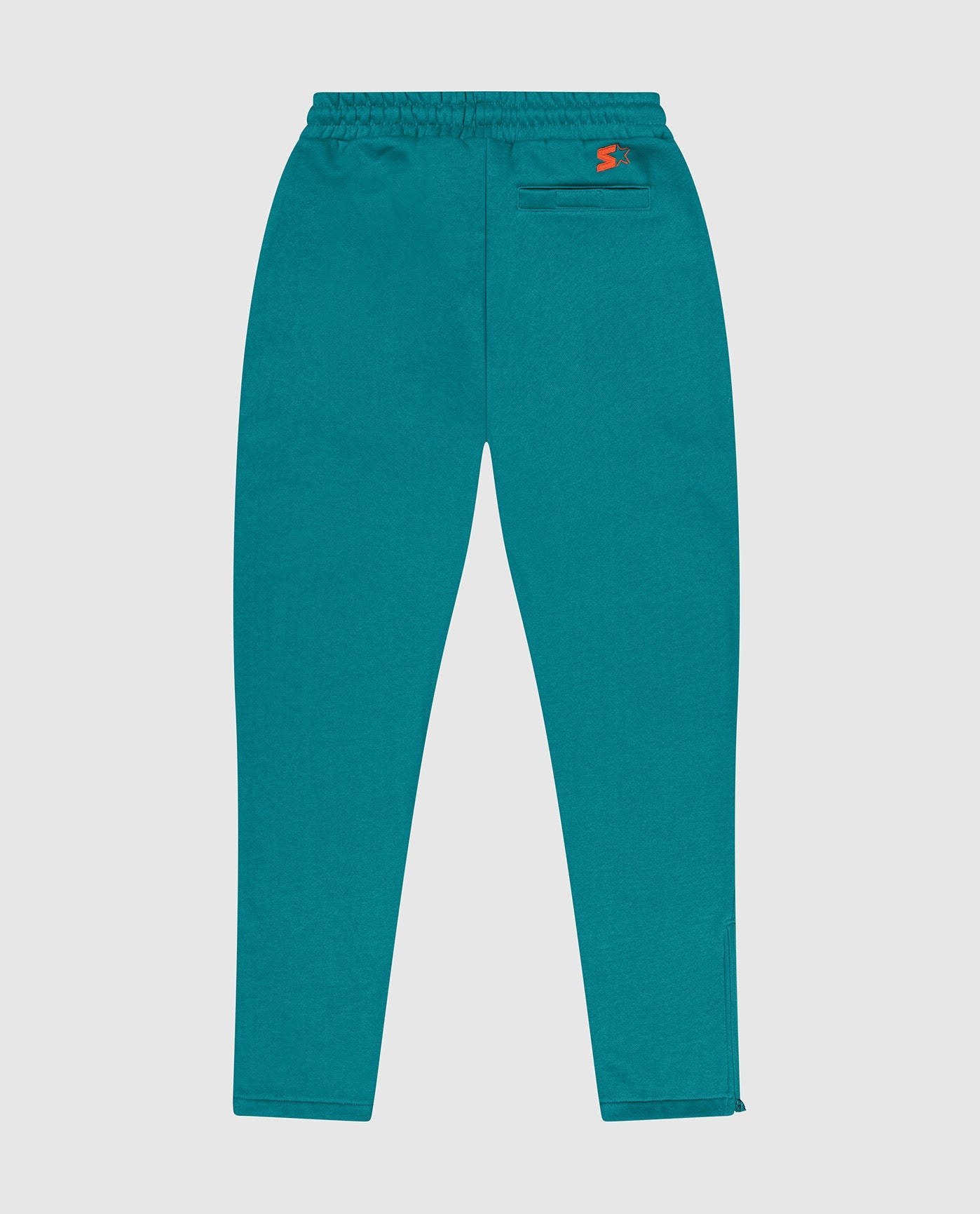 Back of Miami Dolphins Sweatpants with starter logo | Dolphins Aqua