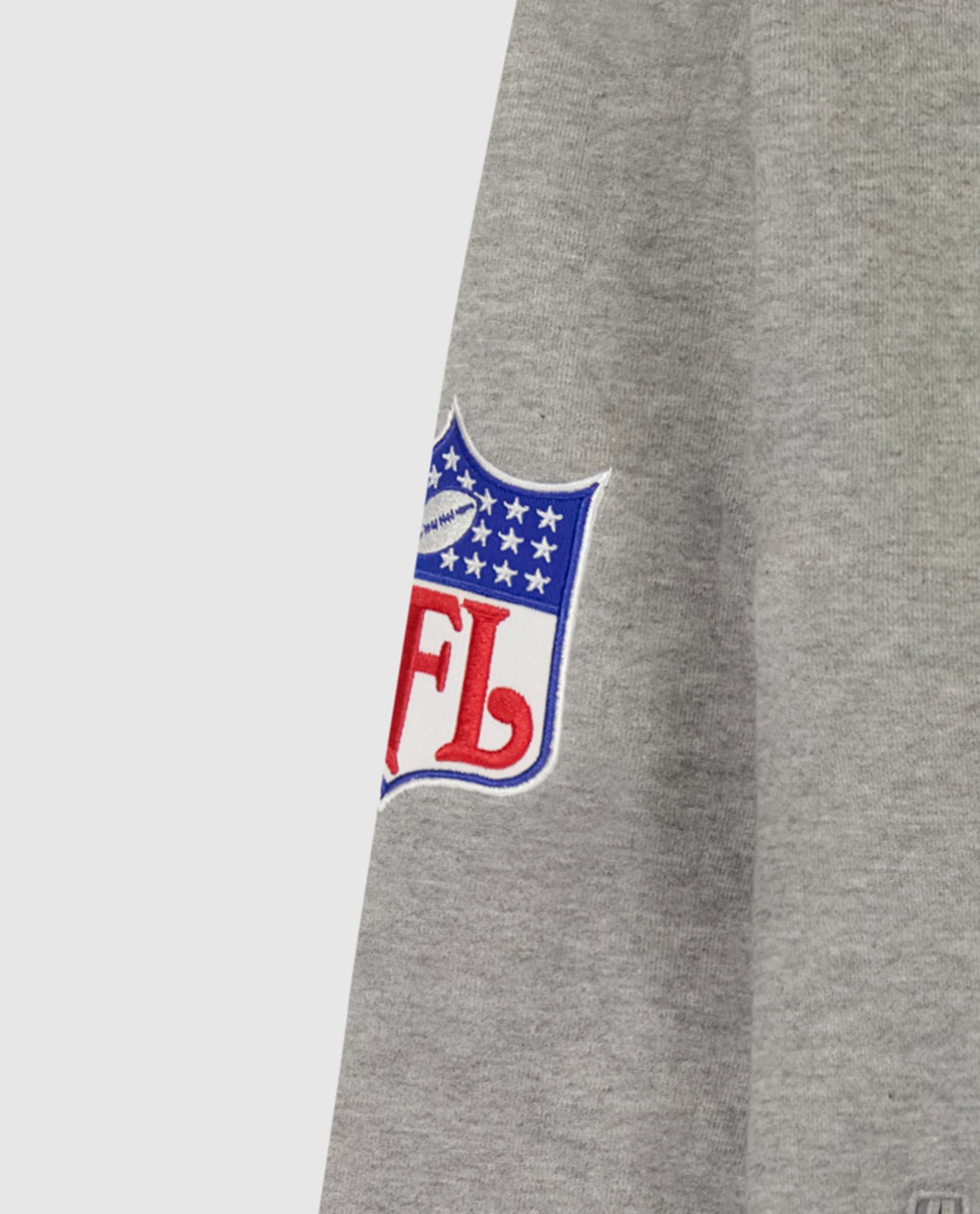 NFL Logo on Sleeve | Giants Heather Grey