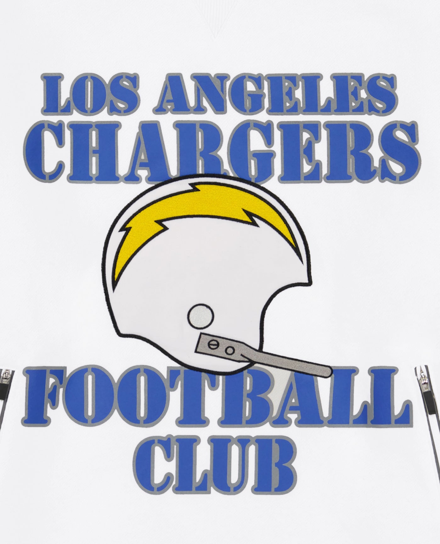 LOS ANGELERS CHARGERS FOOTBALL CLUB helmet logo front | Chargers White