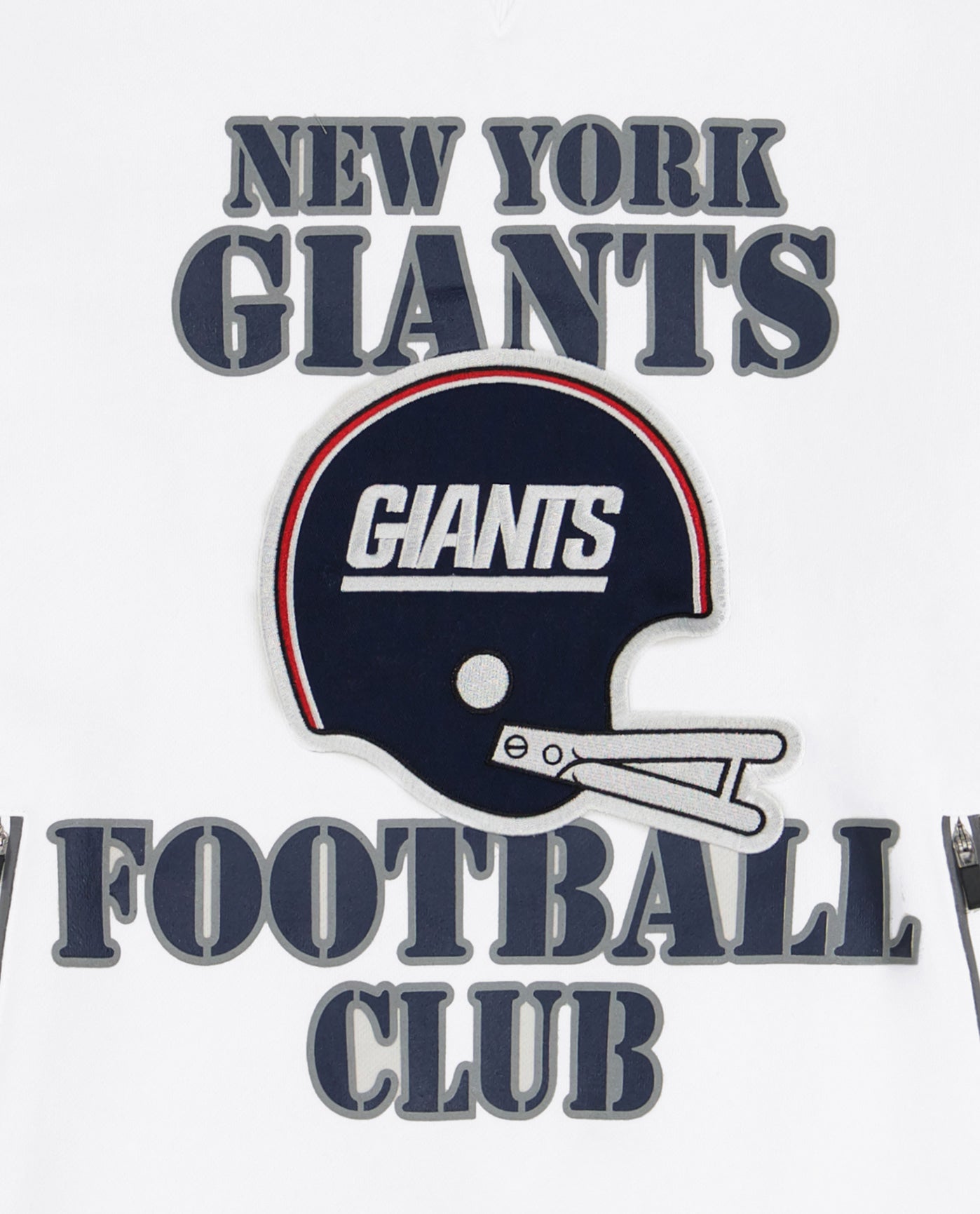 NEW YORK GIANTS FOOTBALL CLUB helmet logo front | Giants White