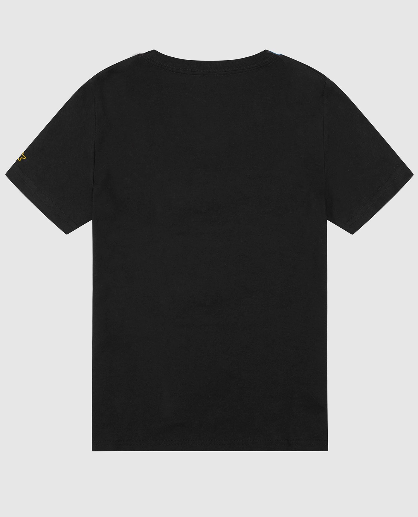Back of Pittsburgh Steelers Short Sleeve Crew Neck Shirt | Black