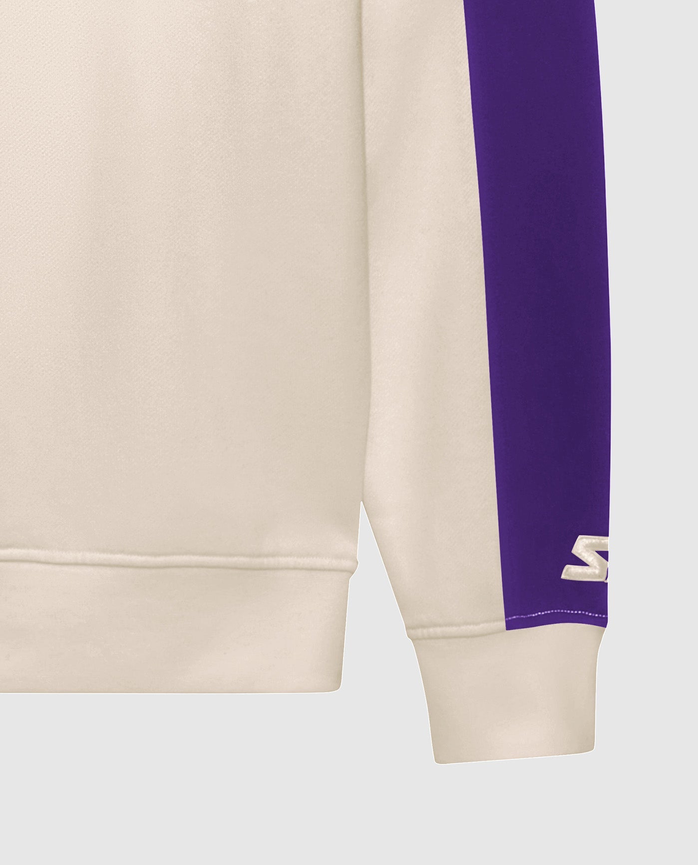 Cuff Of Minnesota Vikings Team Crew Long Sleeve Shirt | Cream