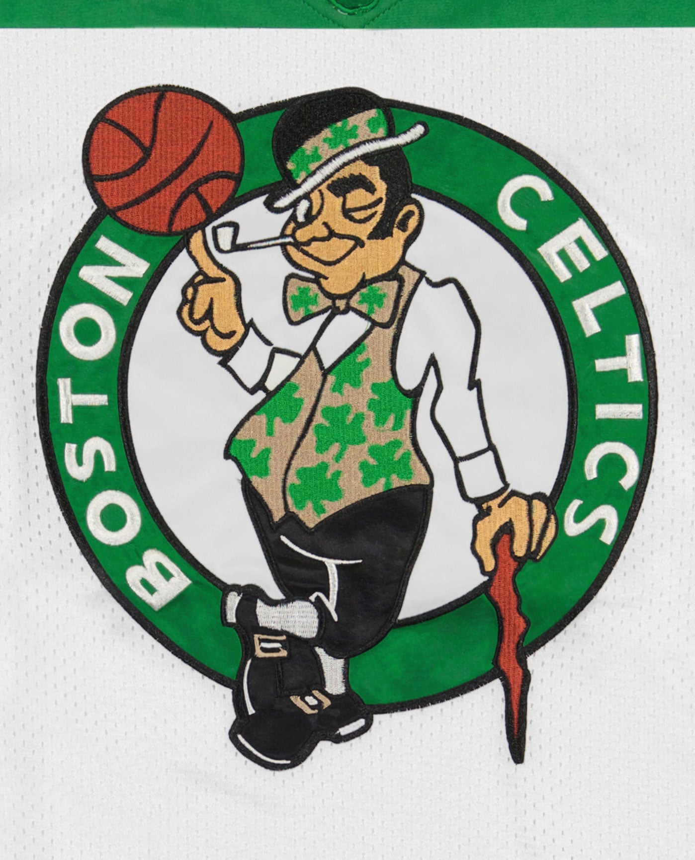 BOSTON CELTICS logo front | Celtics White