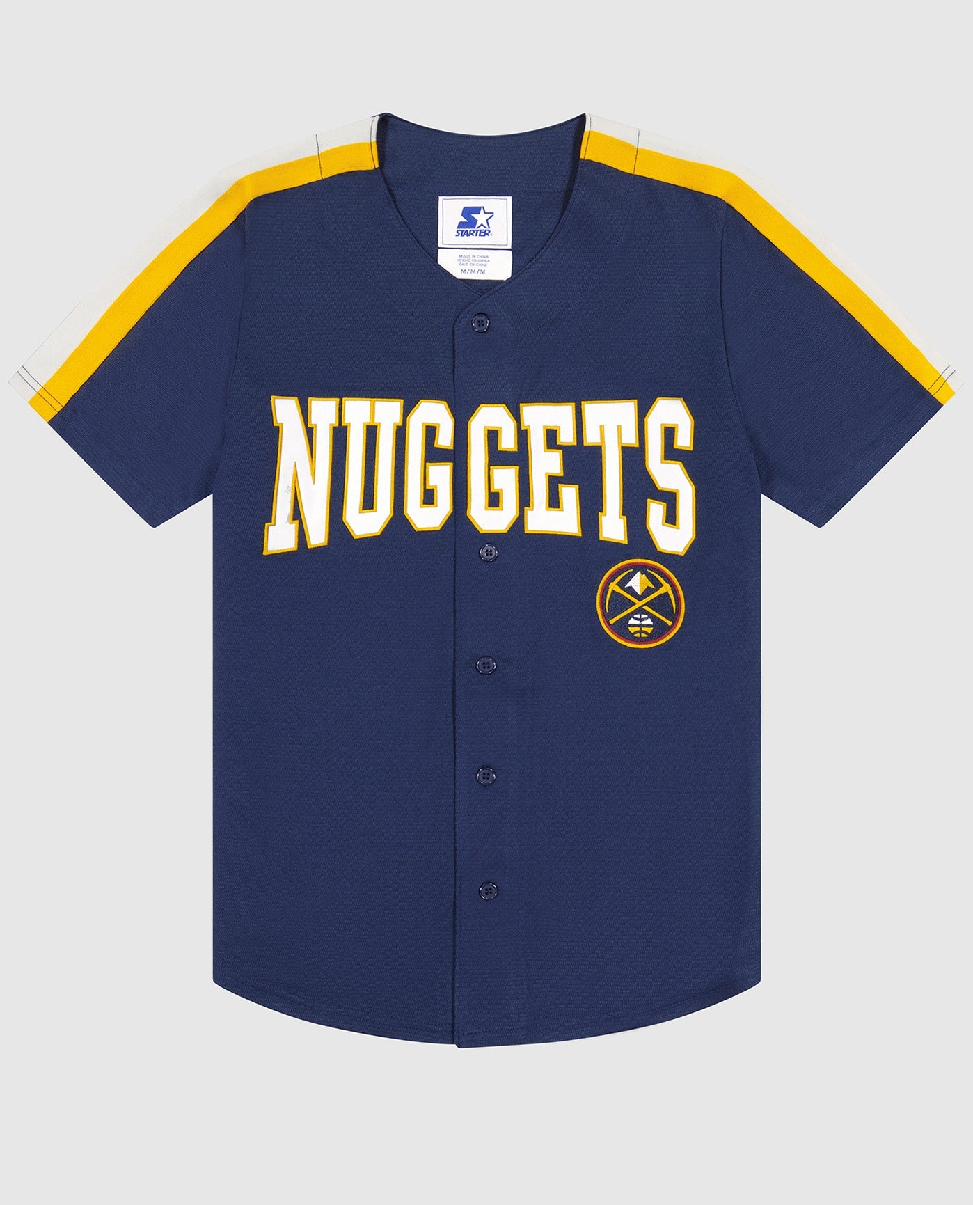 Men's Denver Nuggets 2023 Finals Patch Flex Baseball Jersey - All Stit