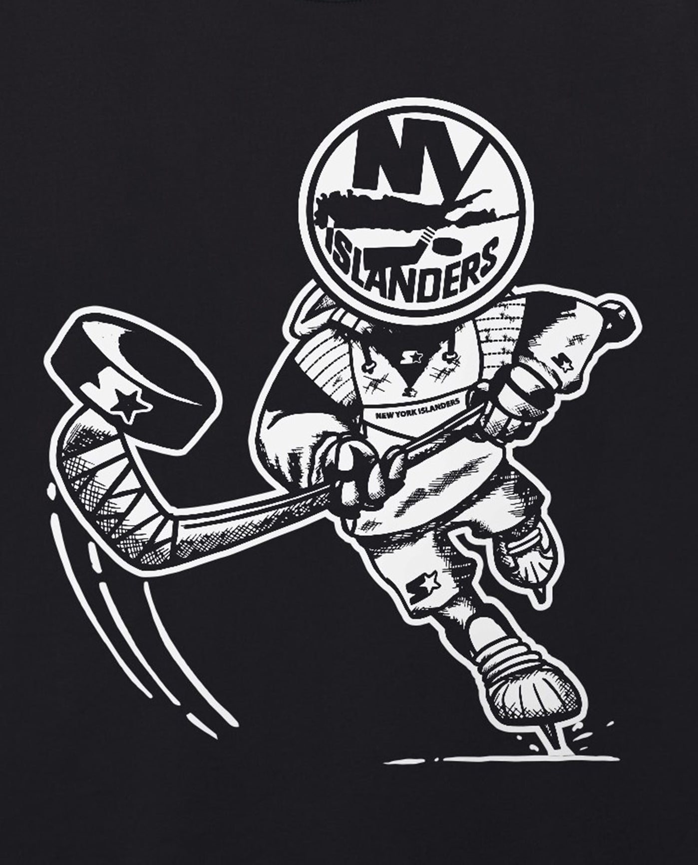 Starter New York Islanders Faceoff Short Sleeve Crew Neck Tee