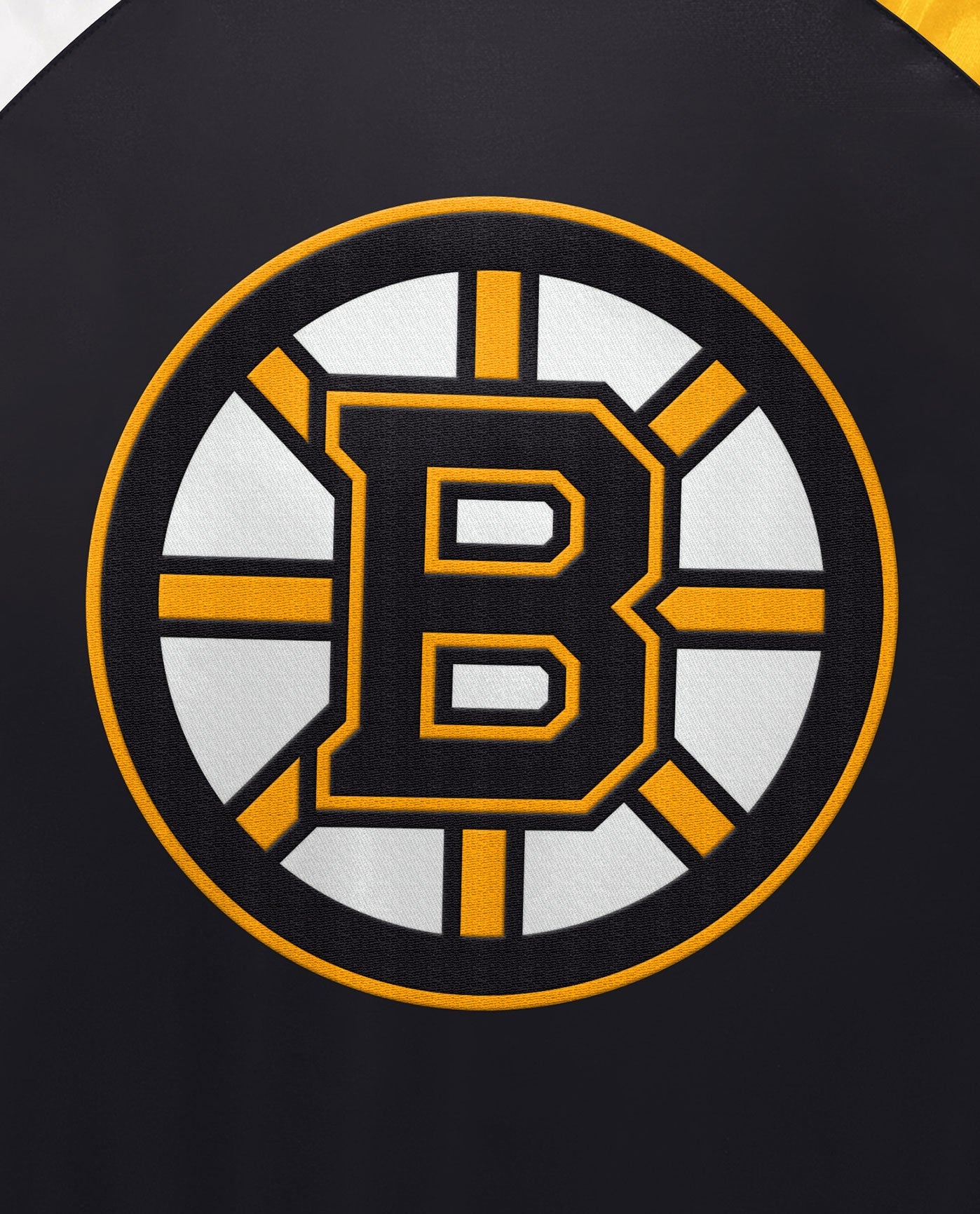 Boston Bruins Team Logo Twill Applique | Black