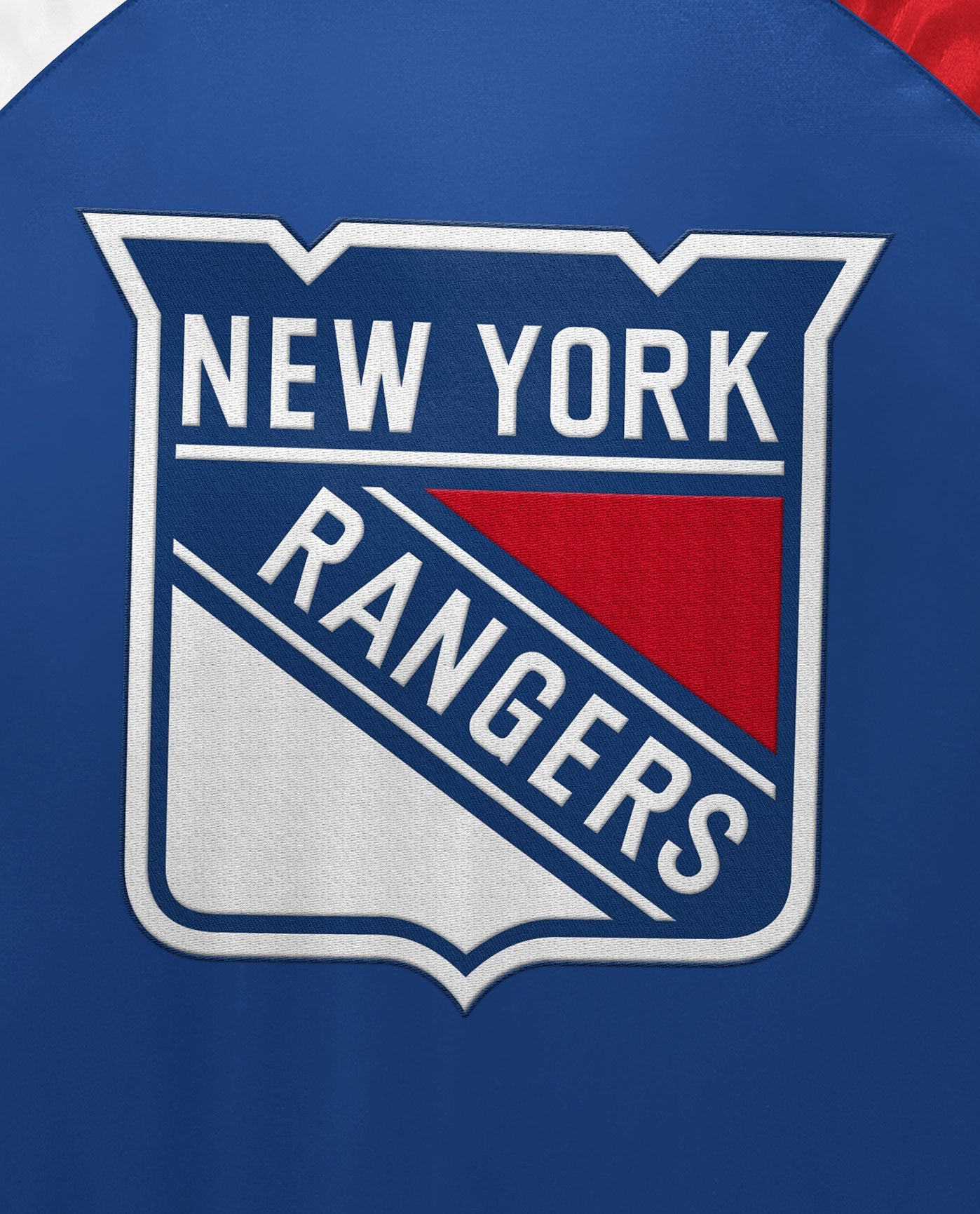 New York Rangers Team Logo Twill Applique | Rangers Blue