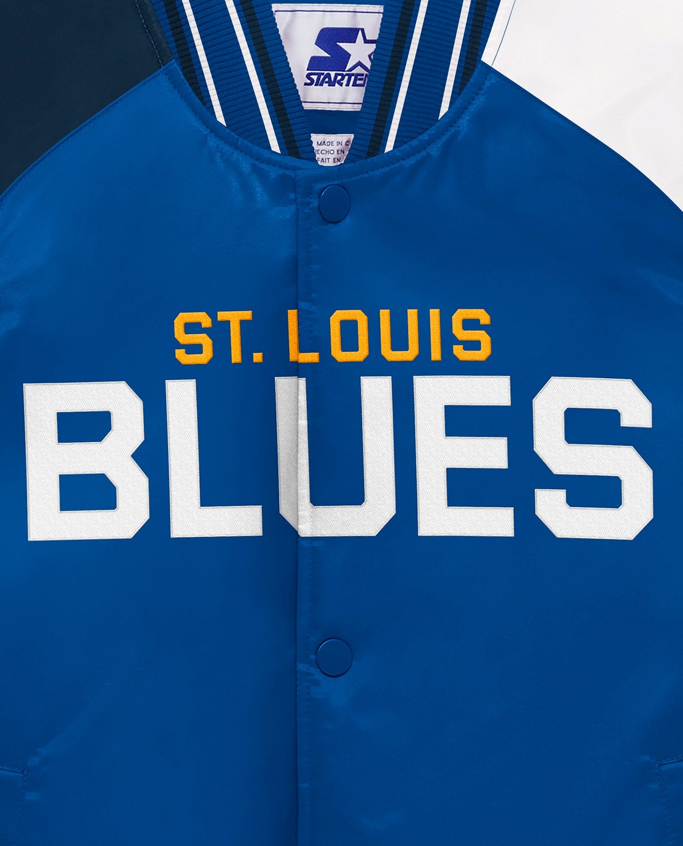 Blues top starter jacket