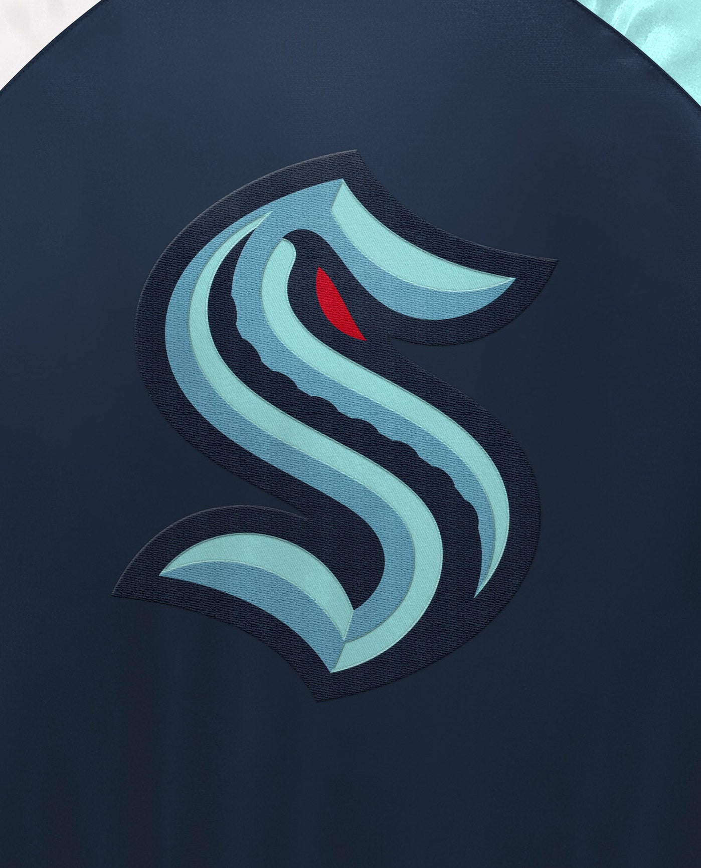 Seattle Kraken Team Logo Twill Applique | Kraken Navy