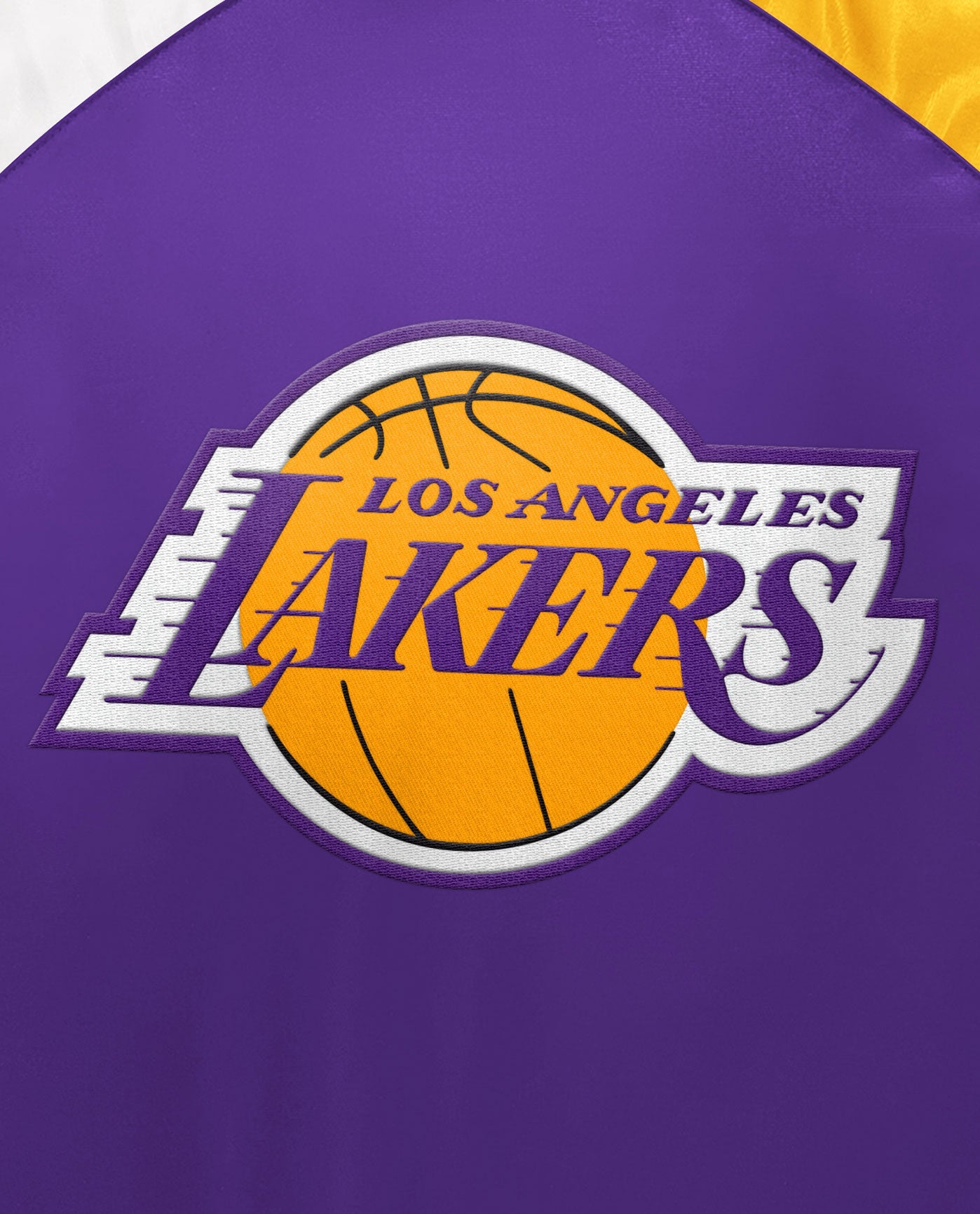 Starter Women's Los Angeles Lakers Varsity Satin Full-Snap Jacket M / Lakers Yellow Women Sportswear