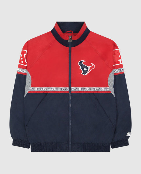 Houston Texans Starter Throwback Star Full-Zip Jacket - Navy/White