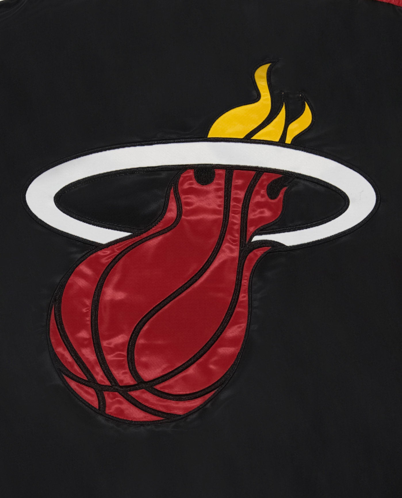 Miami heat logo back graphics | Heat Black
