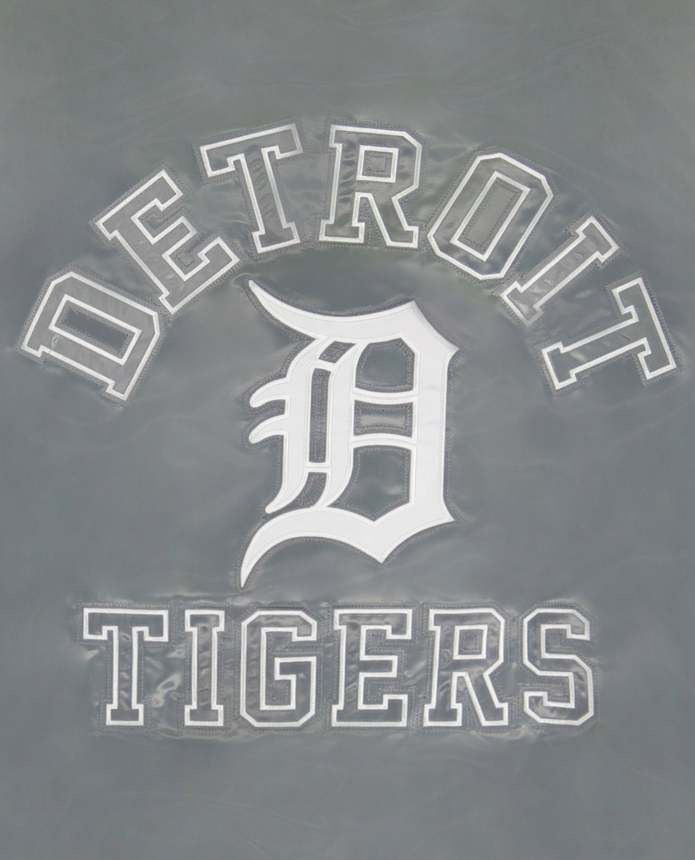 DETROIT TIGERS logo back graphic  | Tigers Silver