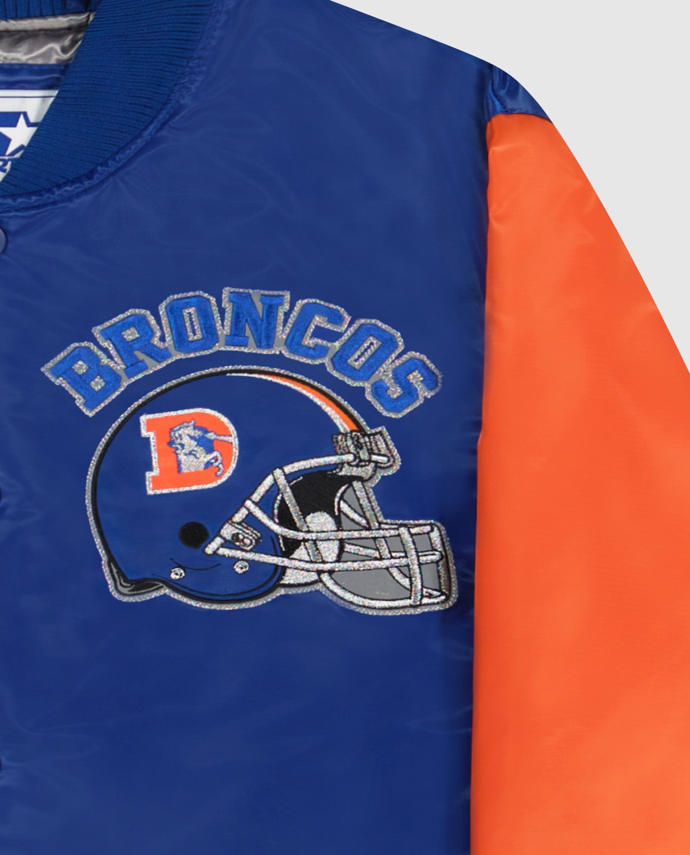 Denver Broncos Twill Applique Logo And Sleeve | Broncos Blue