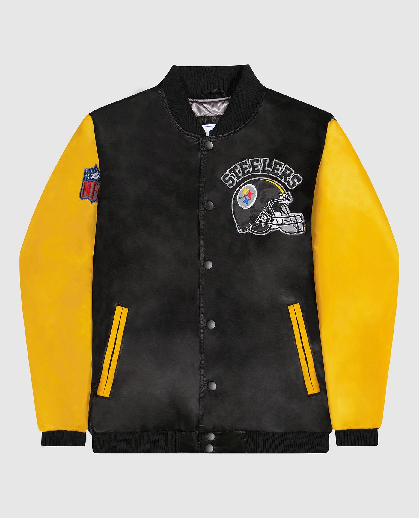 Pittsburgh Steelers Varsity Satin Full-Snap Jacket