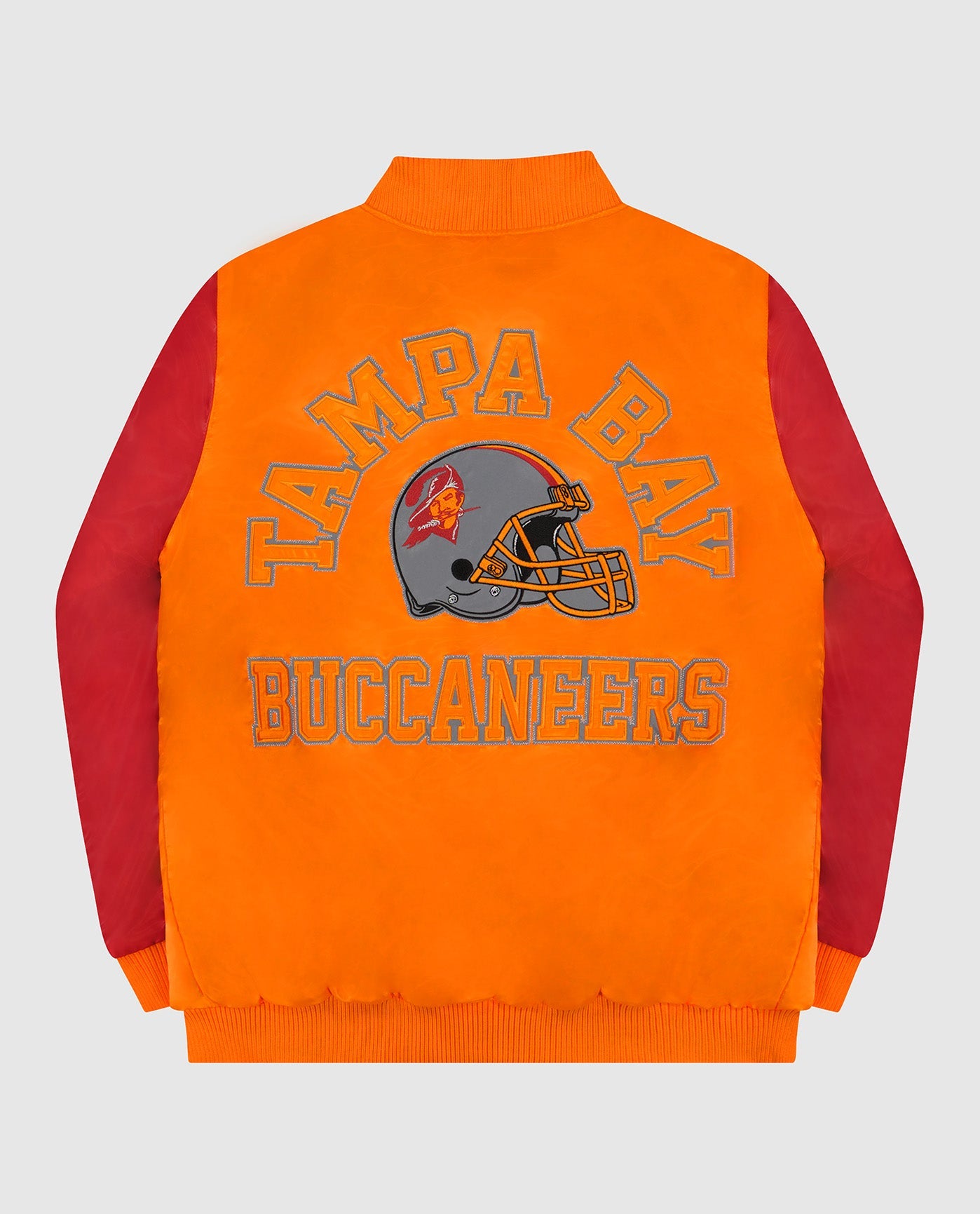 Men's Starter Orange Tampa Bay Buccaneers Varsity Satin Full-Snap