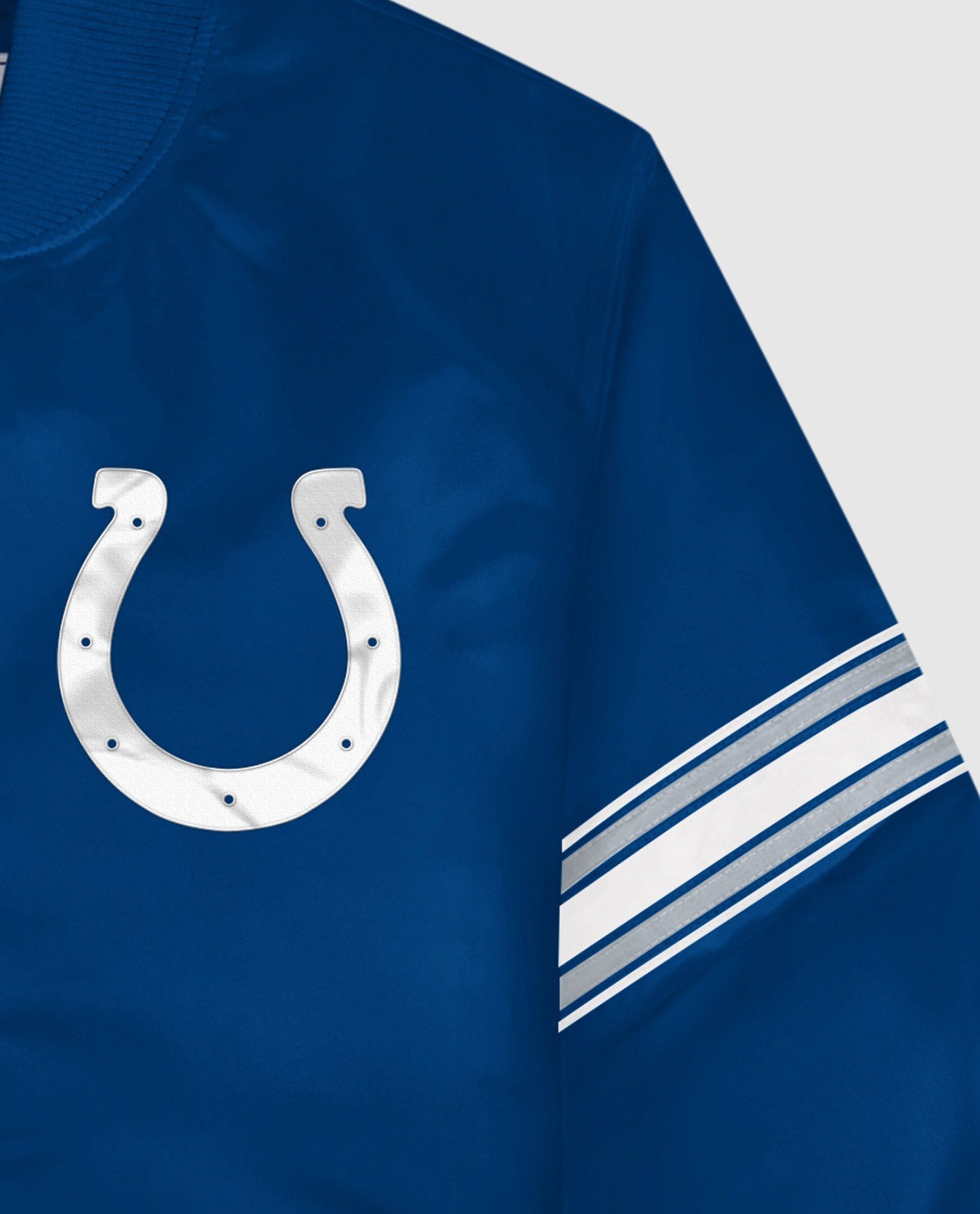 Indianapolis Colts Twill Applique Logo And Color Stripe Sleeve | Colts Blue