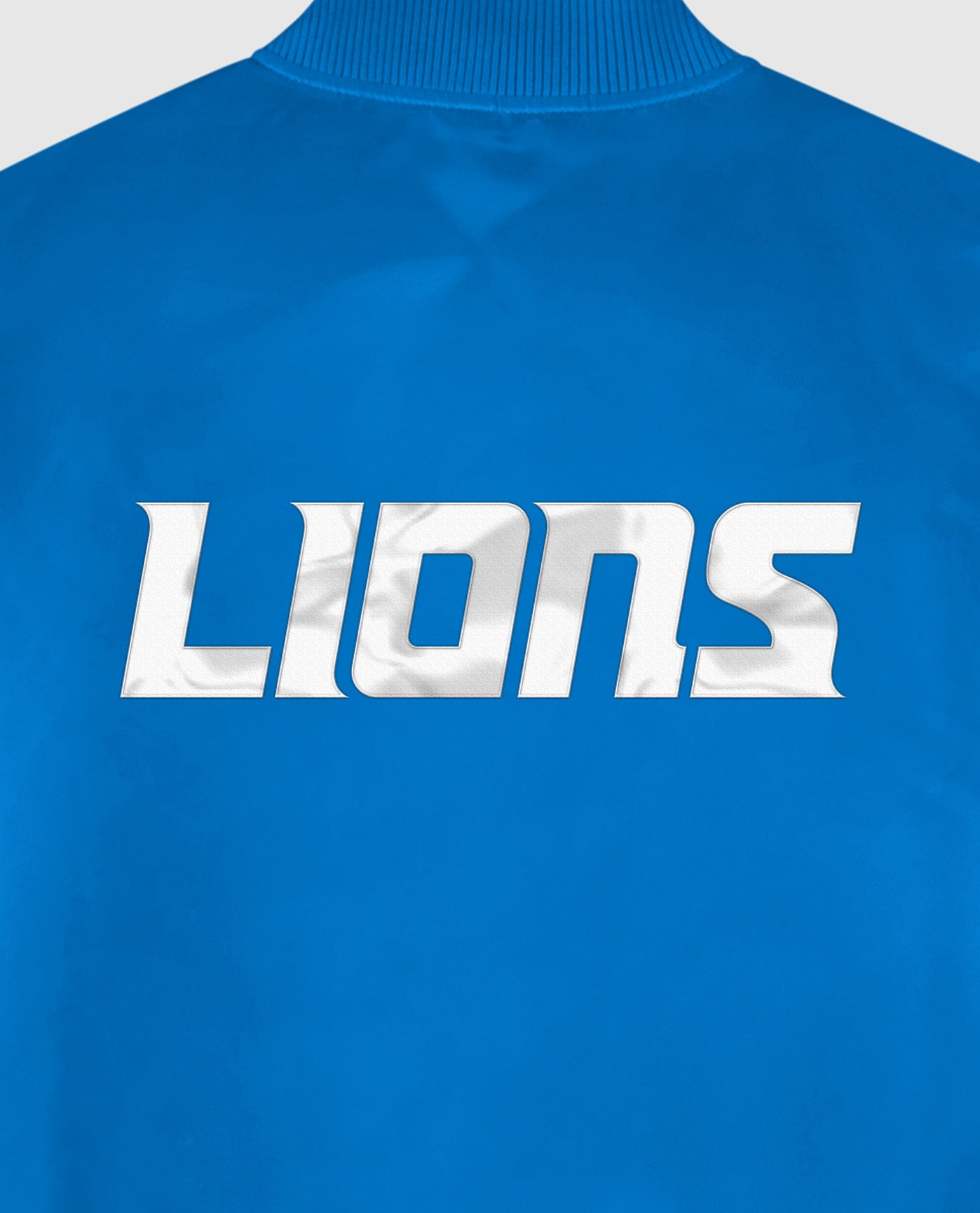 Detroit Lions Team Name Twill Applique | Lions Light Blue