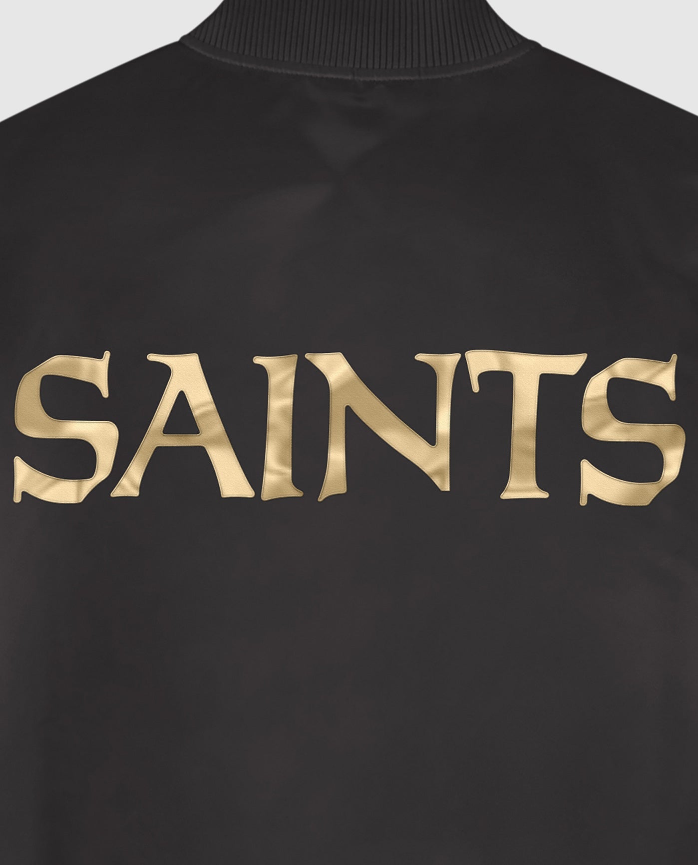 New Orleans Saints Team Name Twill Applique | Saints Black